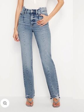 Good American-GOOD BOY STRAIGHT JEANS | INDIGO678 - INDIGO678 / 10